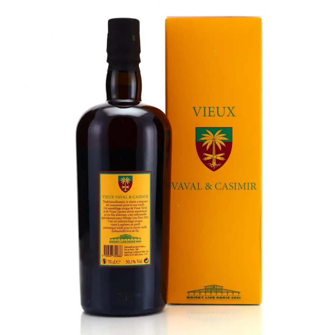 Image haute résolution de Velier Arawaks &amp; Casimir Clairin Vieux Vaval &amp; Casimir (Whisky Live Paris 2021) 2017