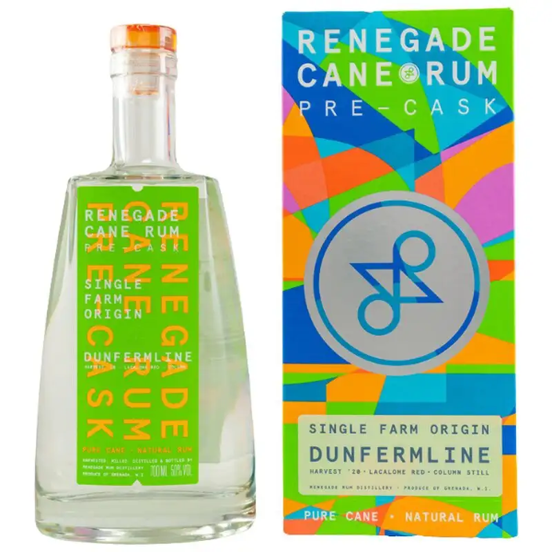 Bottle of Renegade Rhum Blanc Pre-Cask Dunfermline Column Still