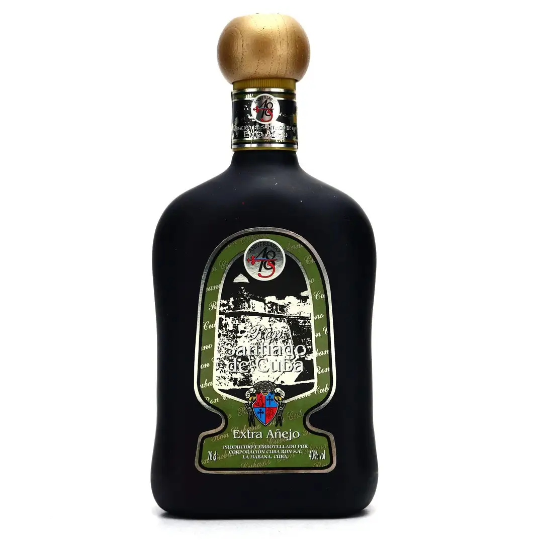 Bottle of Santiago de Cuba Aniversario Extra Añejo
