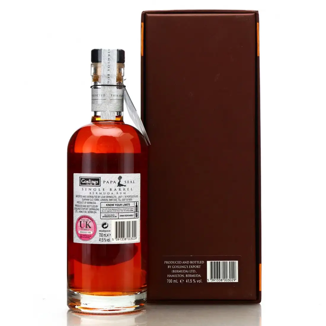 Image haute résolution de Goslings Papa Seal Single Barrel