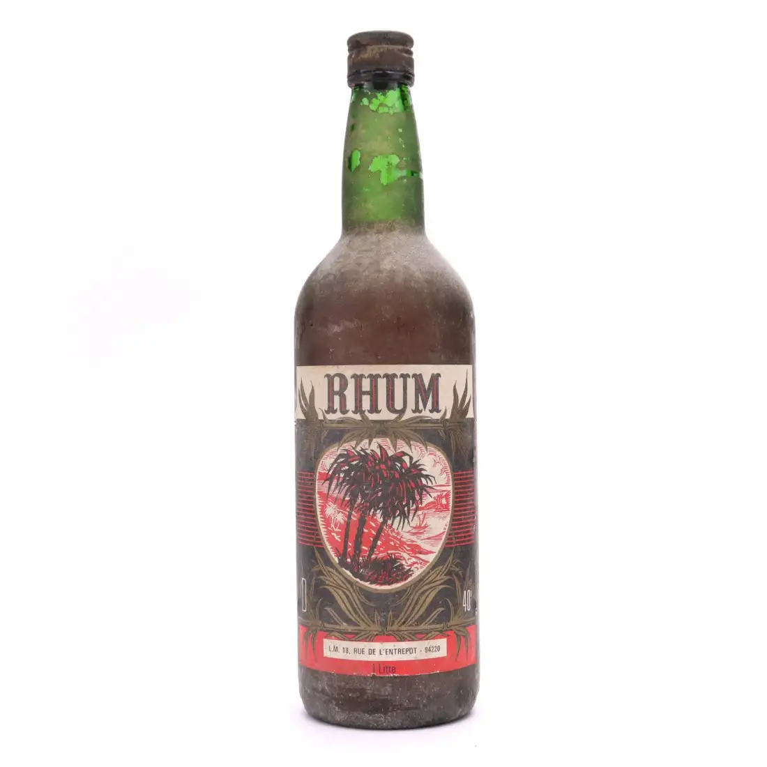 Bottle of Compagnie des Antilles L. M. Rhum 1960s