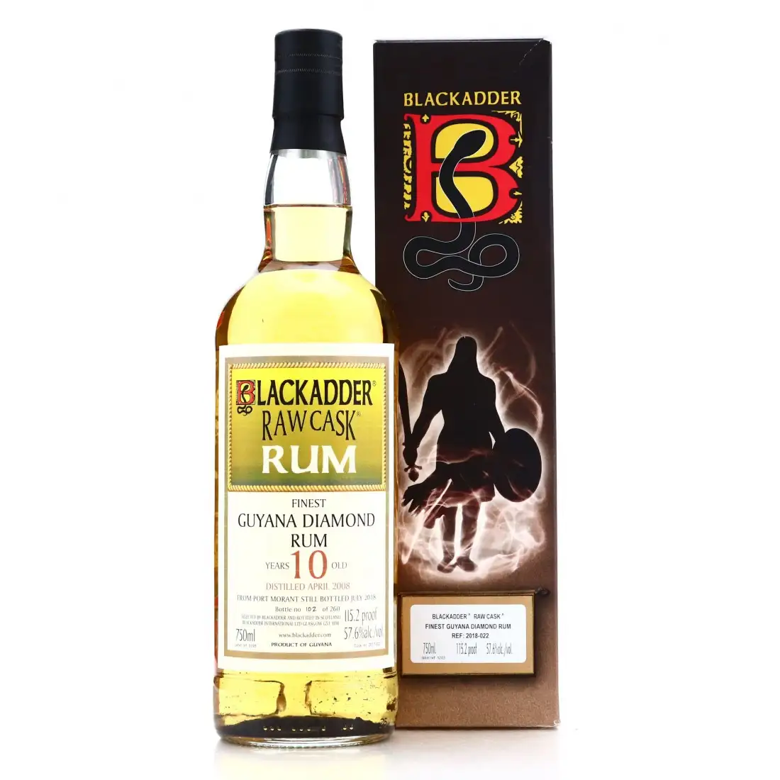 Bottle of Blackadder Port Mourant 2008