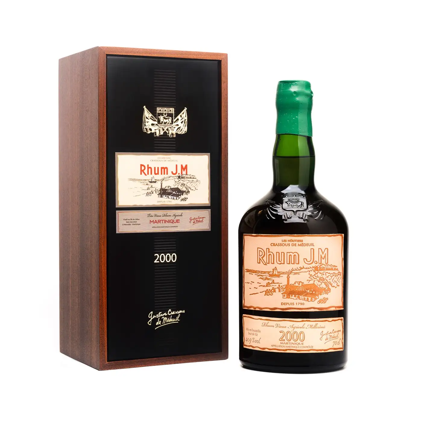 Bottle of Rhum J.M 2000
