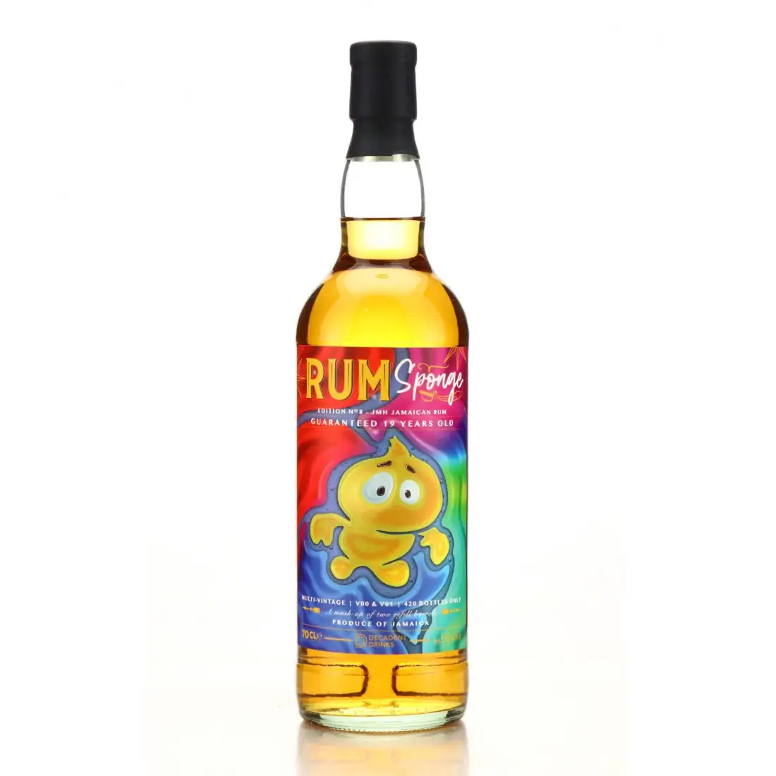Bottle of Hampden Rum Sponge No. 8 JMH 2001