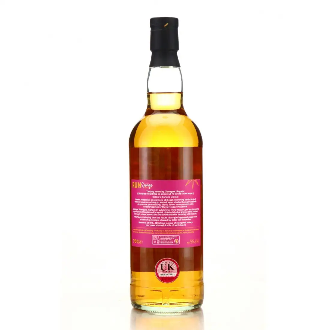 High resolution image of Hampden Rum Sponge No. 8 JMH 2001