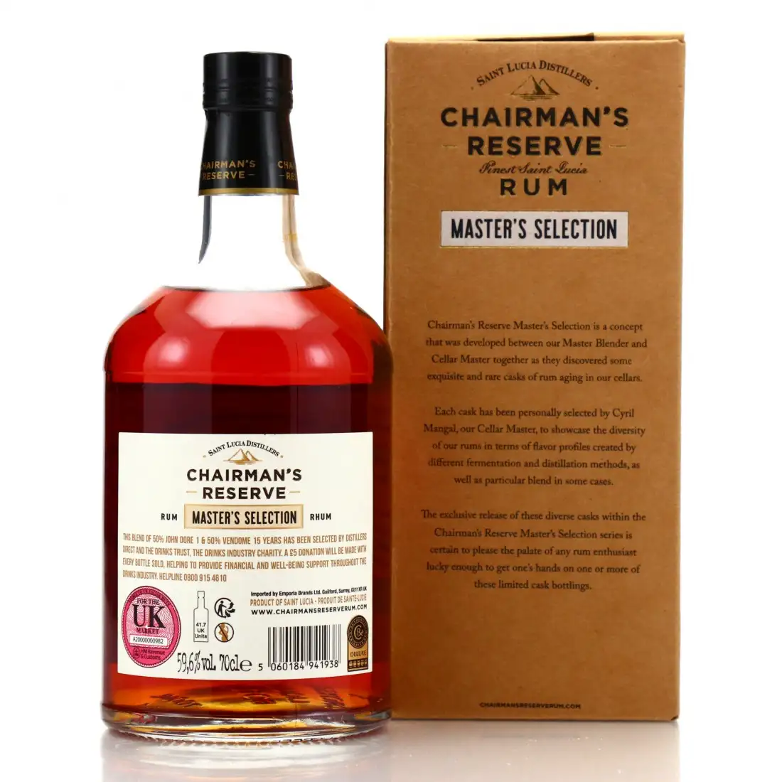 Image haute résolution de Chairman‘s Reserve Master’s Selection (Distillers Direct &amp; the Drinks Trust) 2005