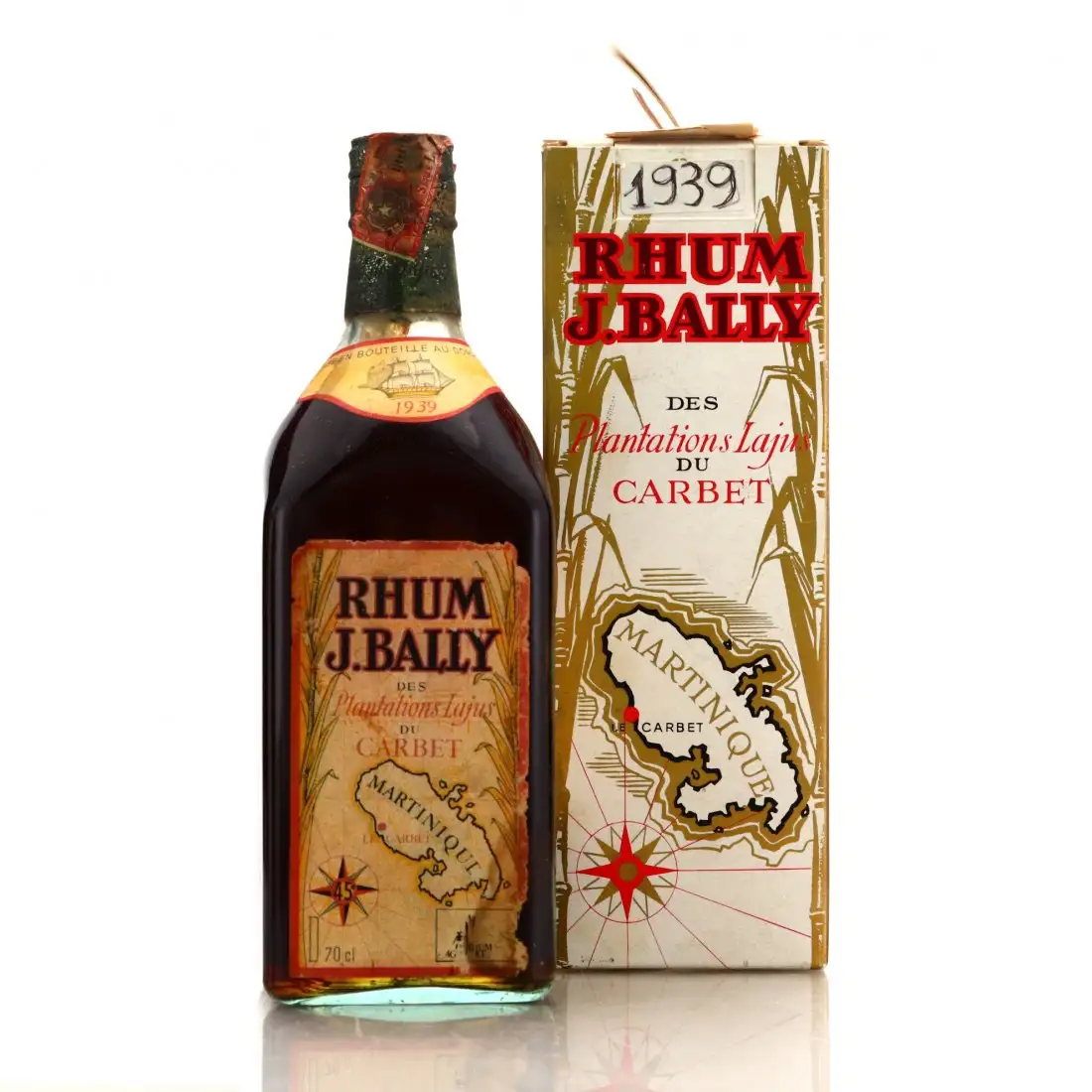 Bottle of J. Bally 1939