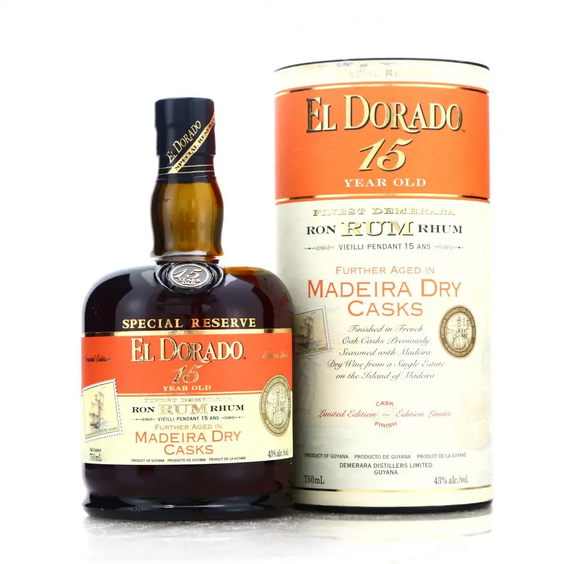 Image haute résolution de DDL El Dorado Madeira Dry Casks Finish