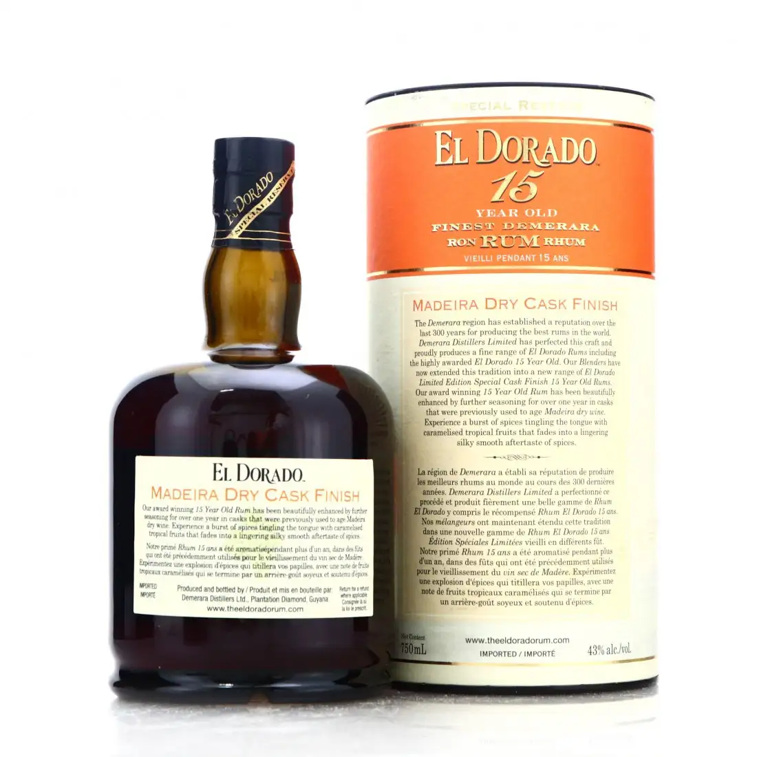 Image haute résolution de DDL El Dorado Madeira Dry Casks Finish