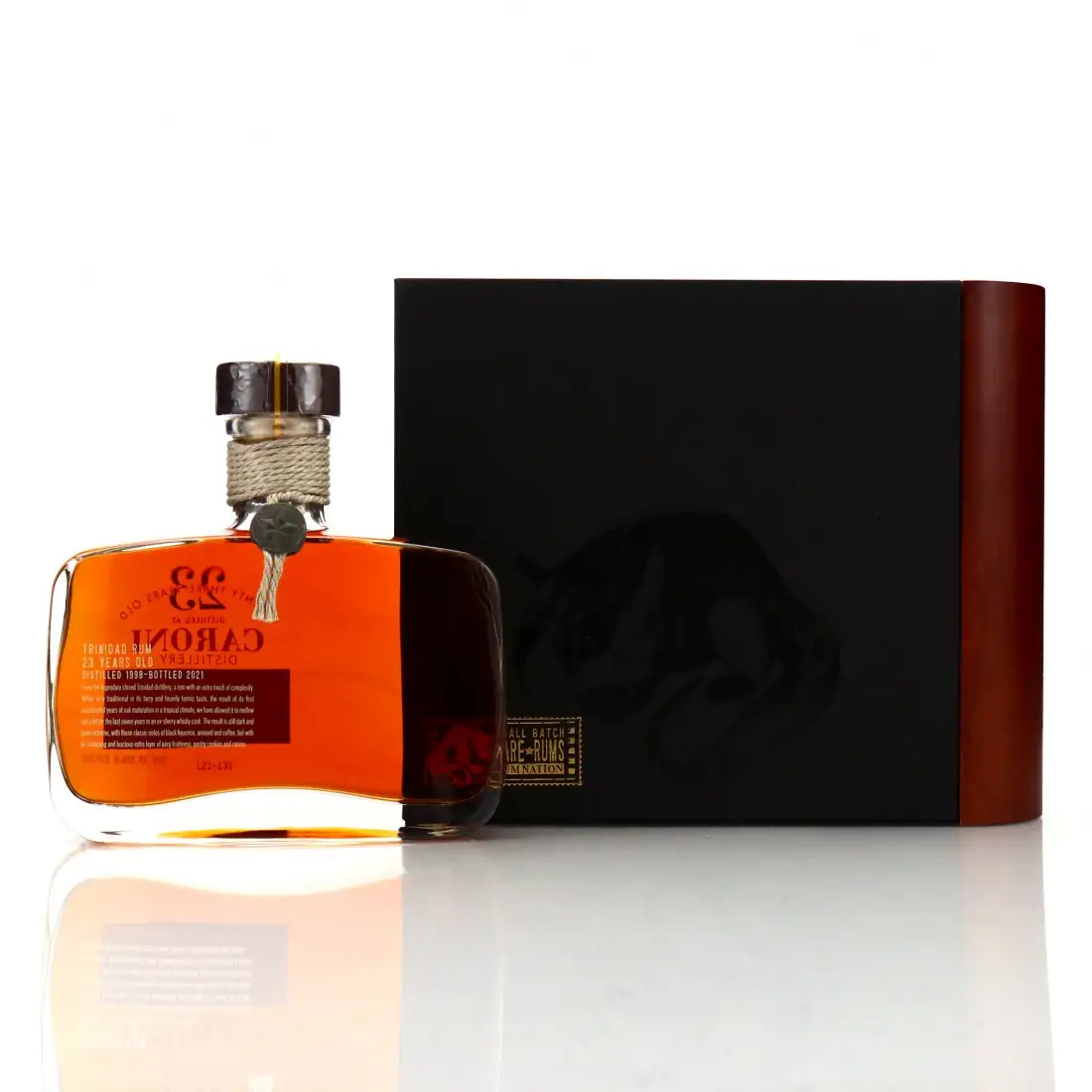 Hochauflösendes Bild von Rum Nation Caroni Small Batch Rare Rums 1998