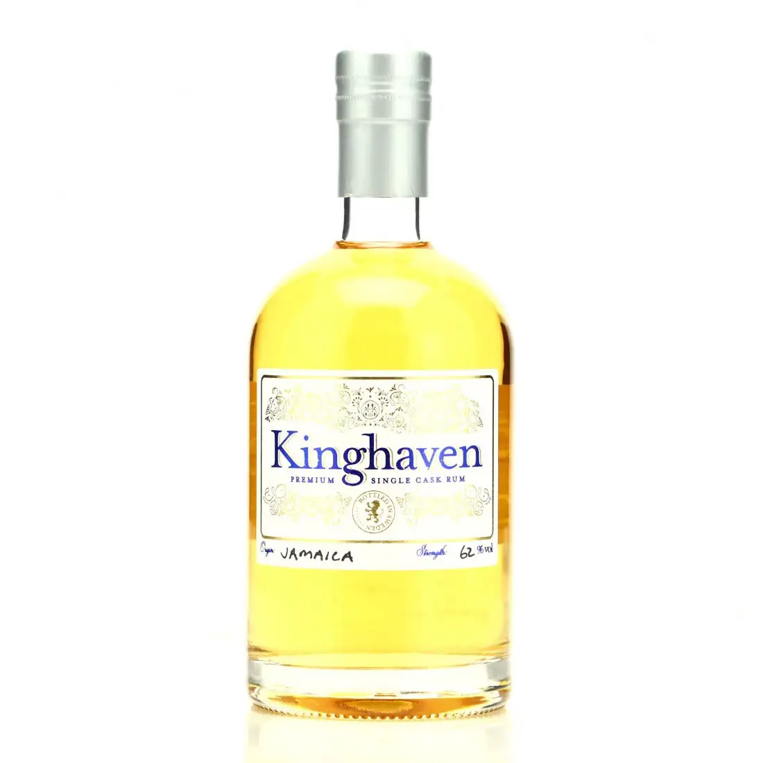 Bottle of Kinghaven Hampden Premium Single Cask Rum LROK 2007
