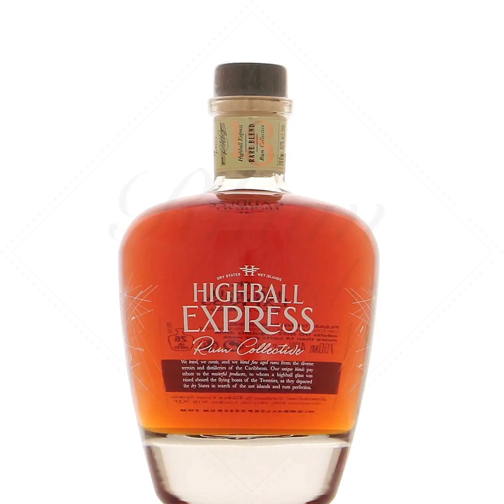 Bottle of Highball Express Rum Collective