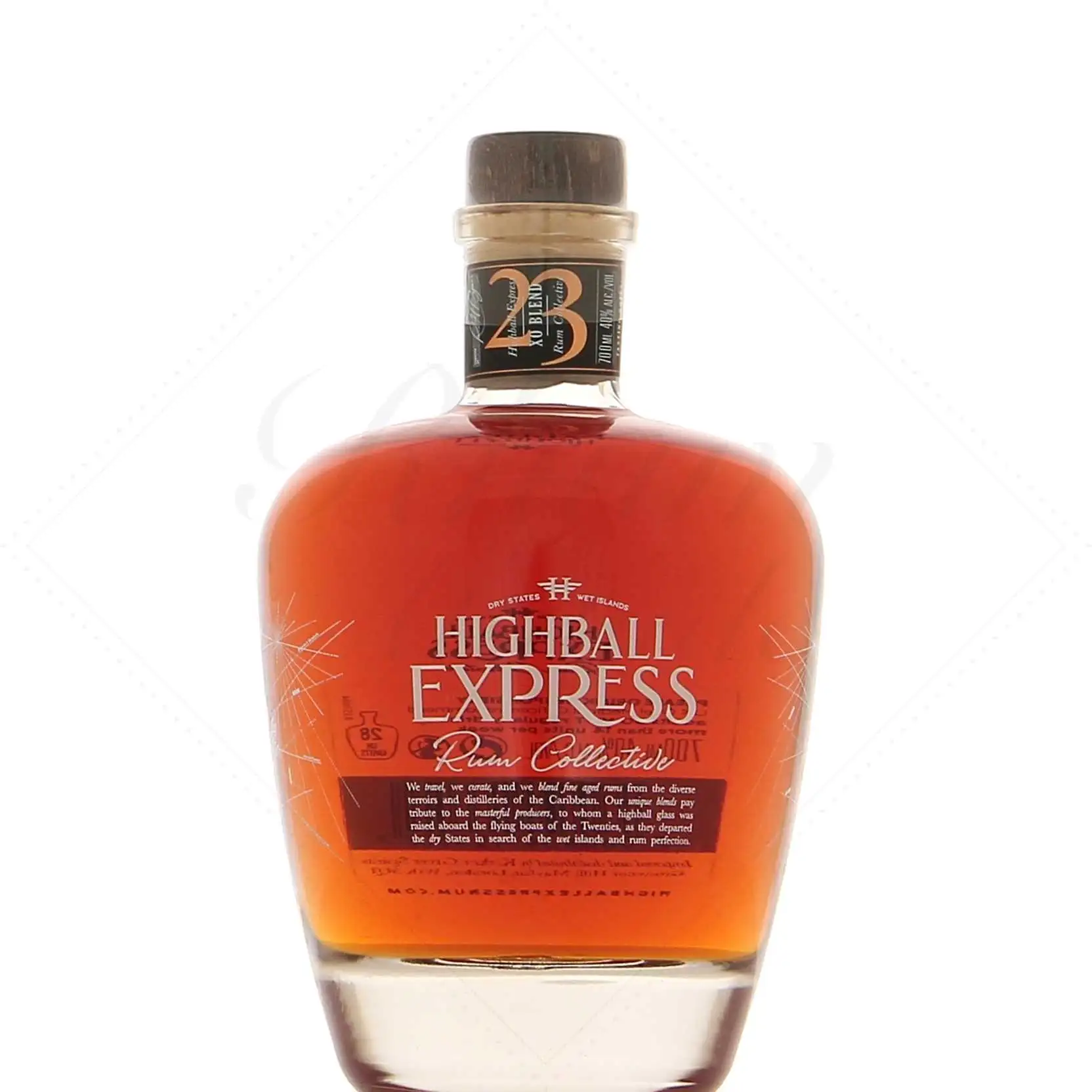 Bottle of Highball Express Rum Collective