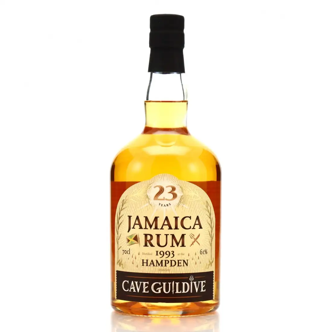 Bottle of Cave Guildive Hampden Jamaica Rum <>H 1993
