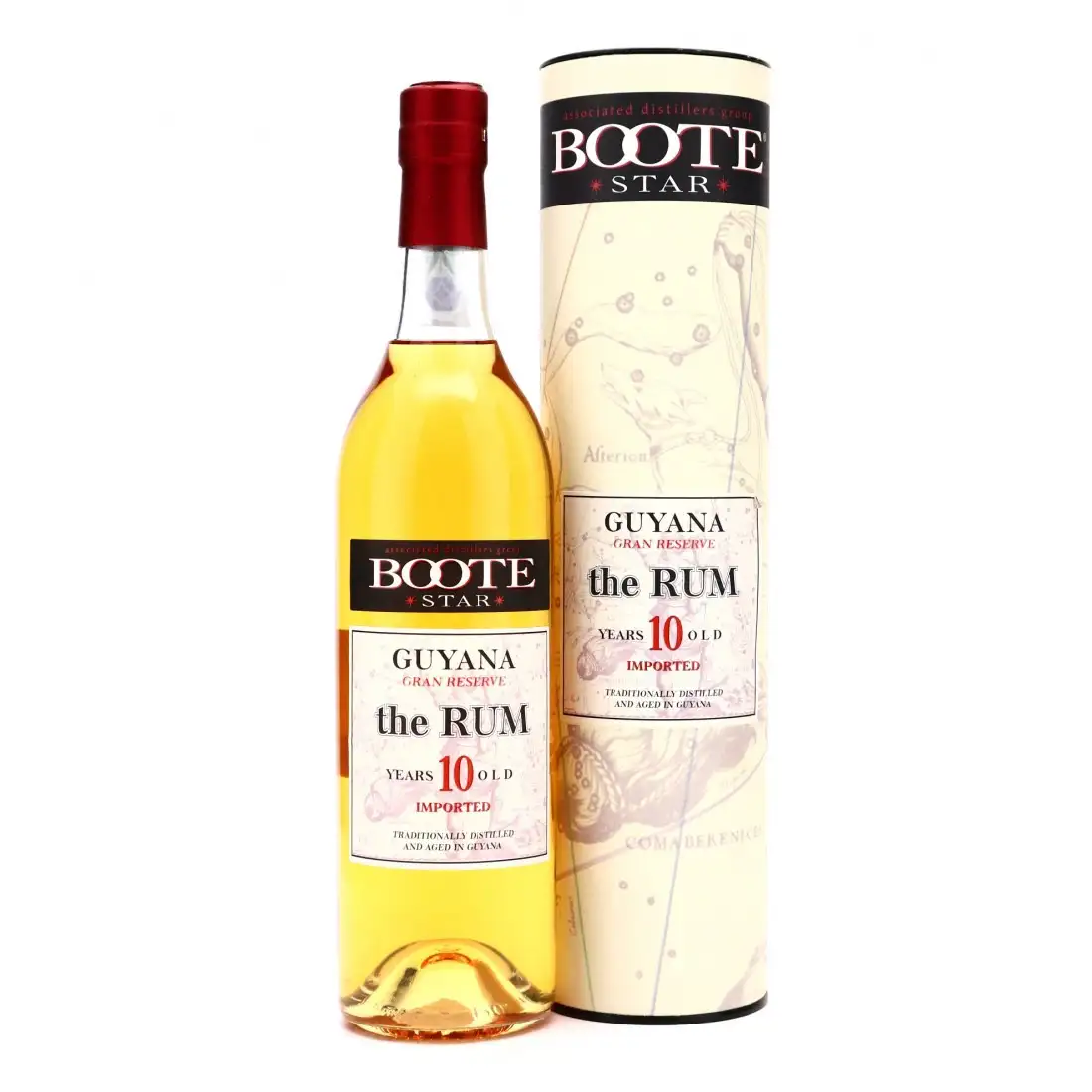 Bottle of Associated Distillers Group Boote Star Demerara Proprietor Reserve