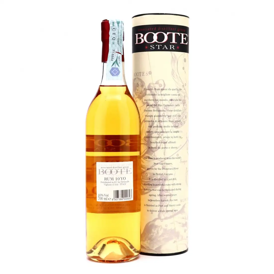 Image haute résolution de Associated Distillers Group Boote Star Demerara Proprietor Reserve