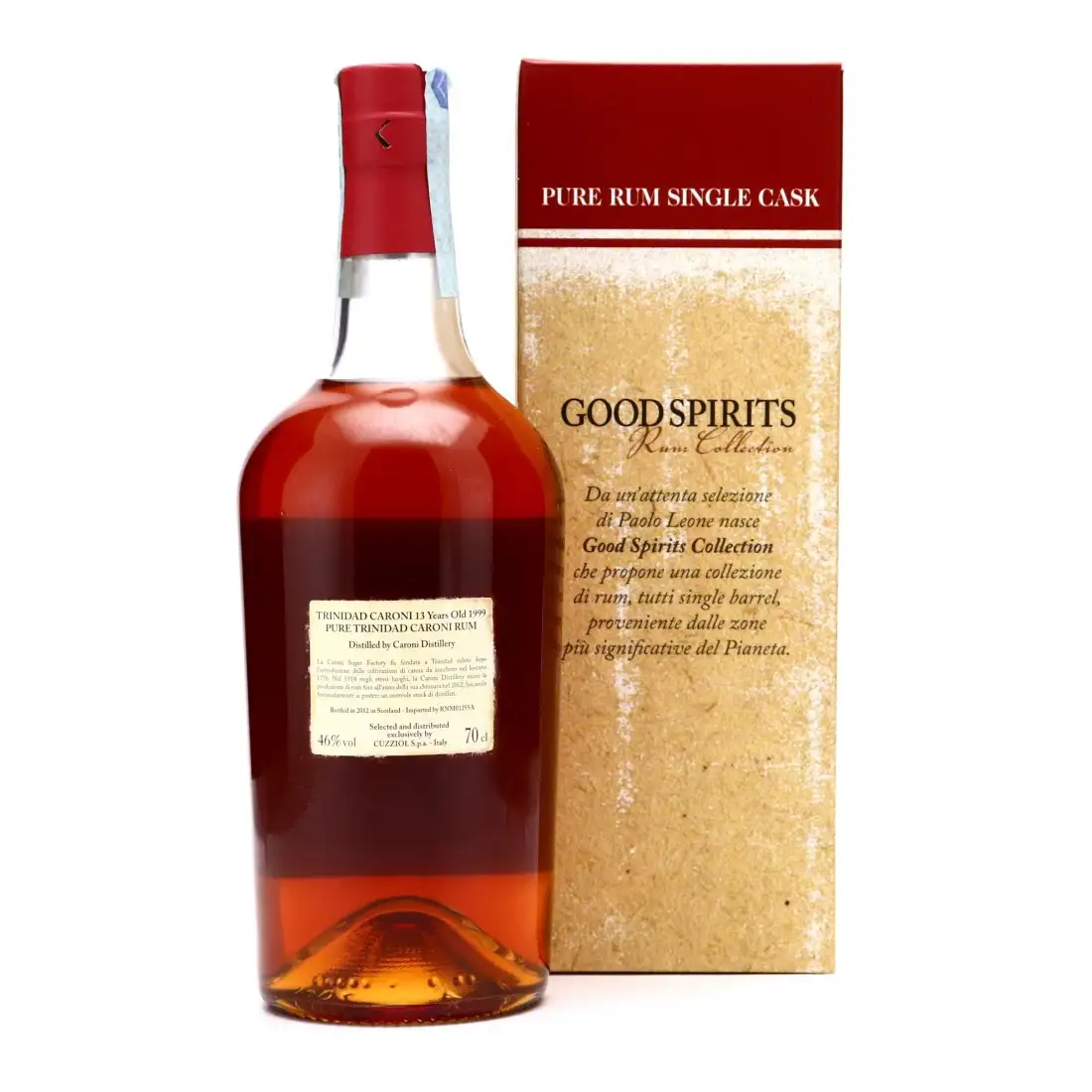 Image haute résolution de Good Spirits Caroni Pure Rum Single Cask 1999