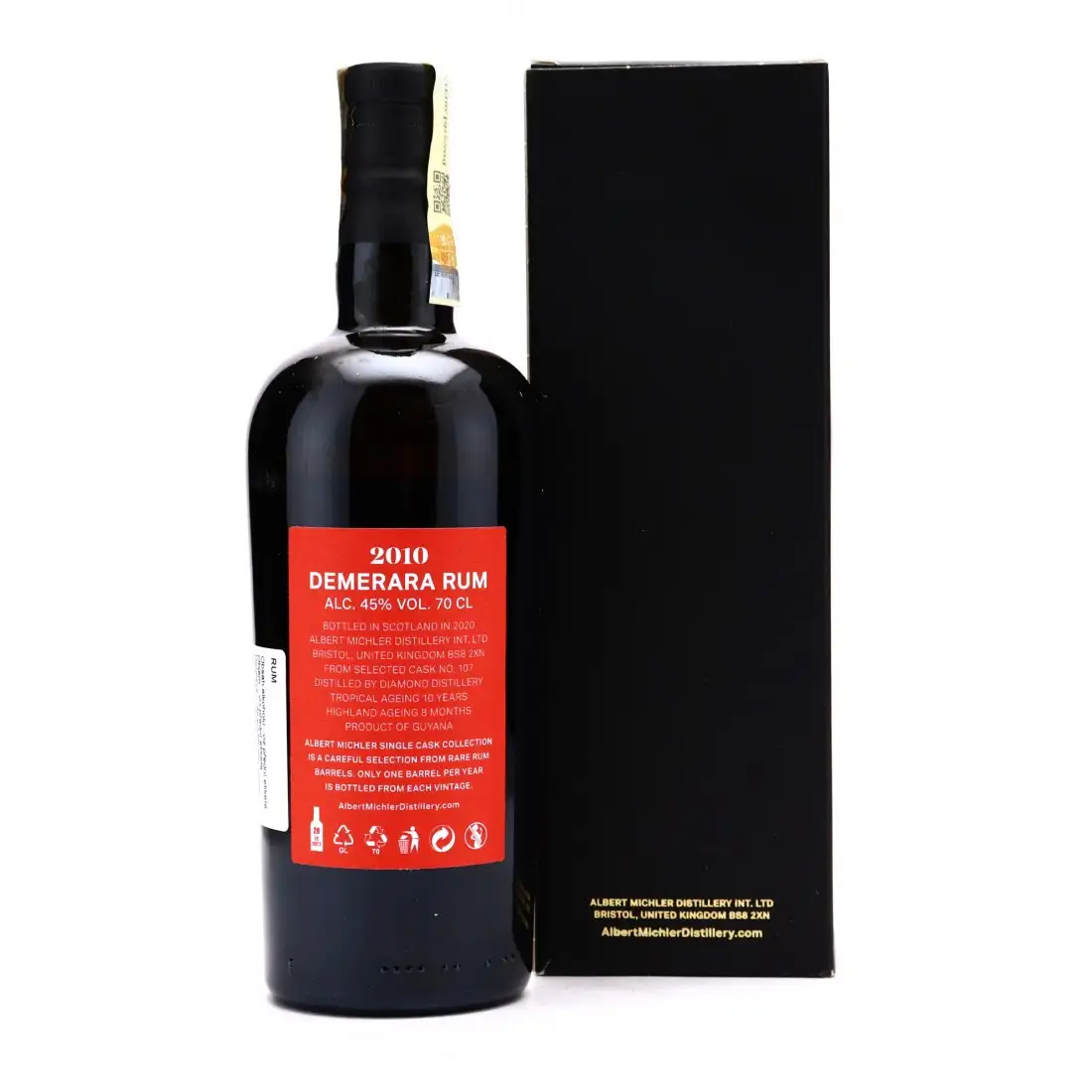 Image haute résolution de Albert Michler Distillery Diamond Demerara 2010