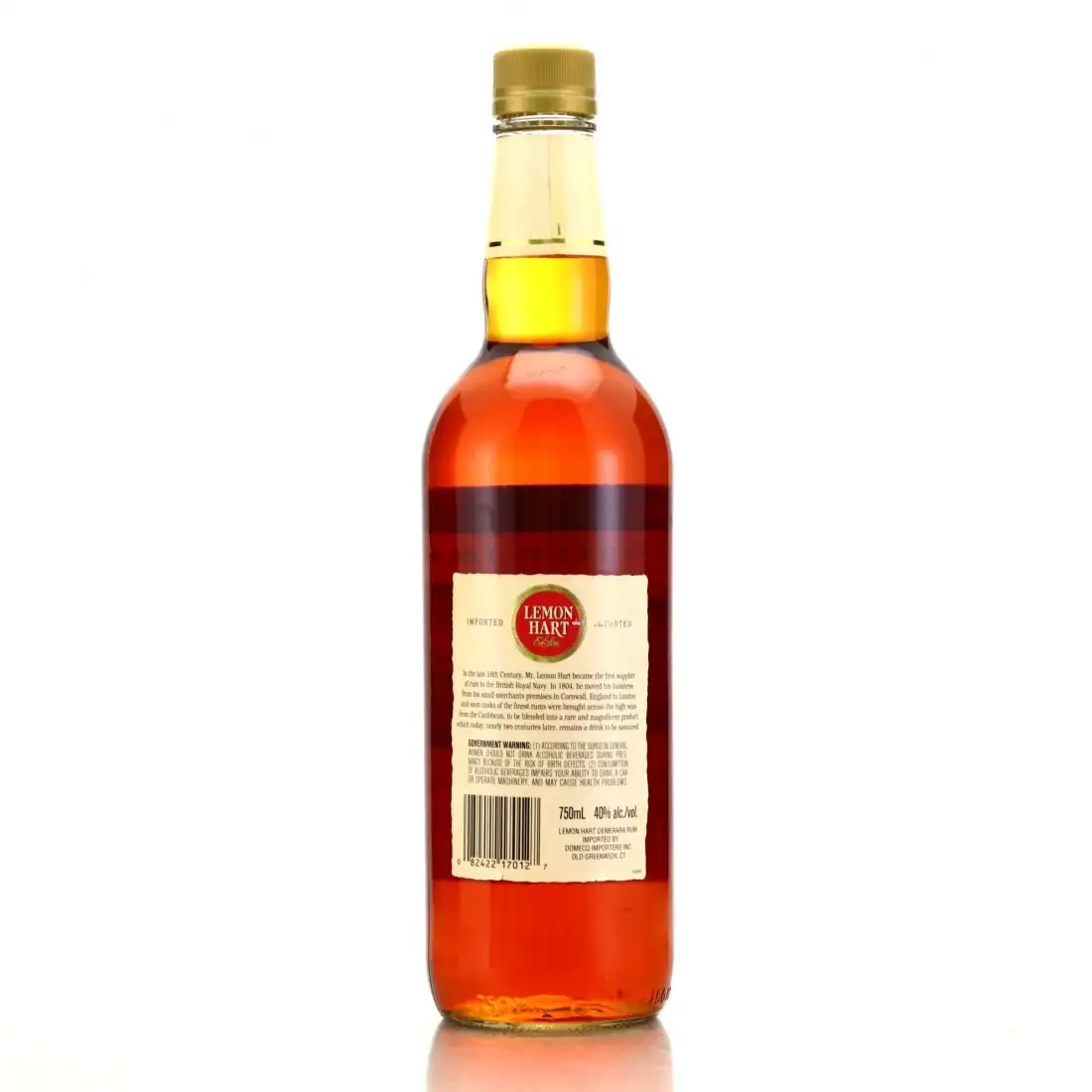 High resolution image of Lemon Hart &amp; Son Rhum Demerara Rum