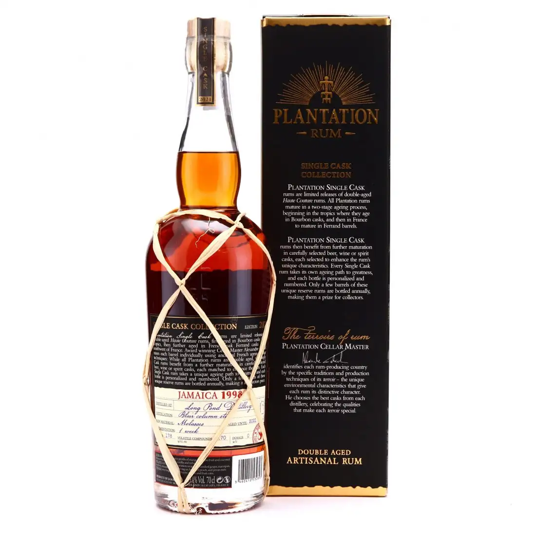 High resolution image of Long Pond Plantation Jamaica Bardstown Cask Finish (Vinothek Massen) ITP - HJC 1998