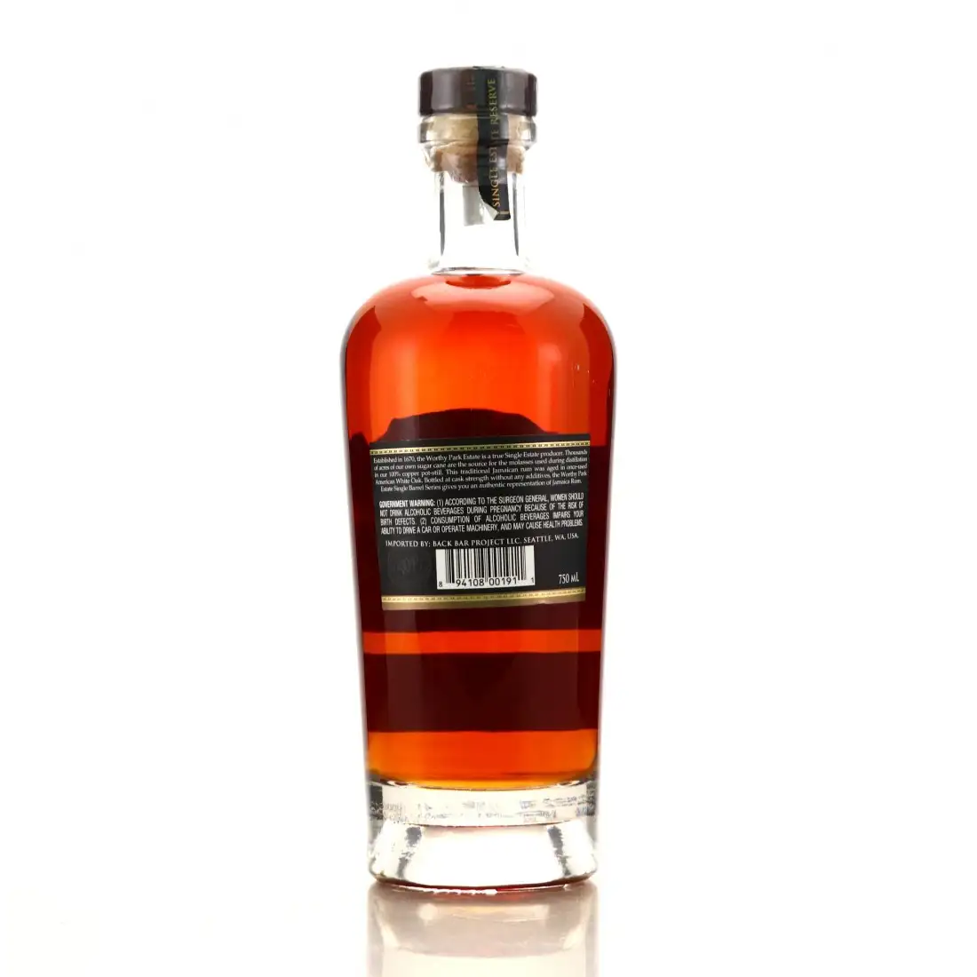 High resolution image of Worthy Park Special Barrel Series (Florida Rum Society) WPM 2007