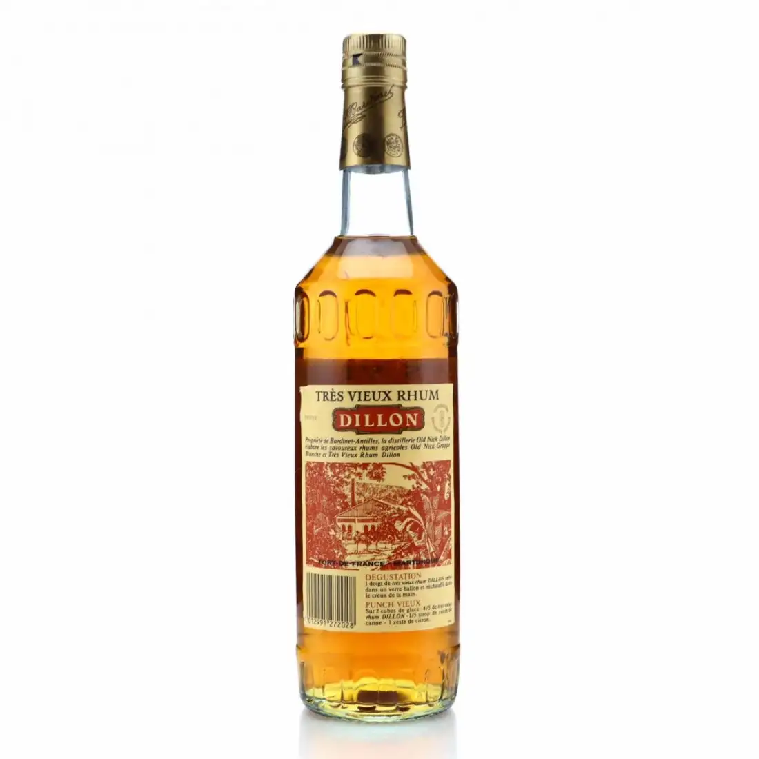 Hochauflösendes Bild von Dillon Old Nick Très Vieux Rhum 1969