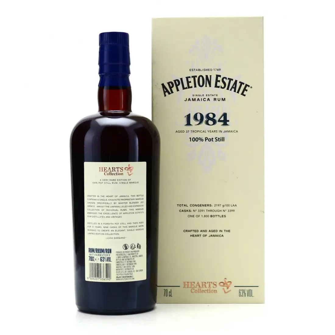 Image haute résolution de Velier Appleton Hearts Collection - 1984