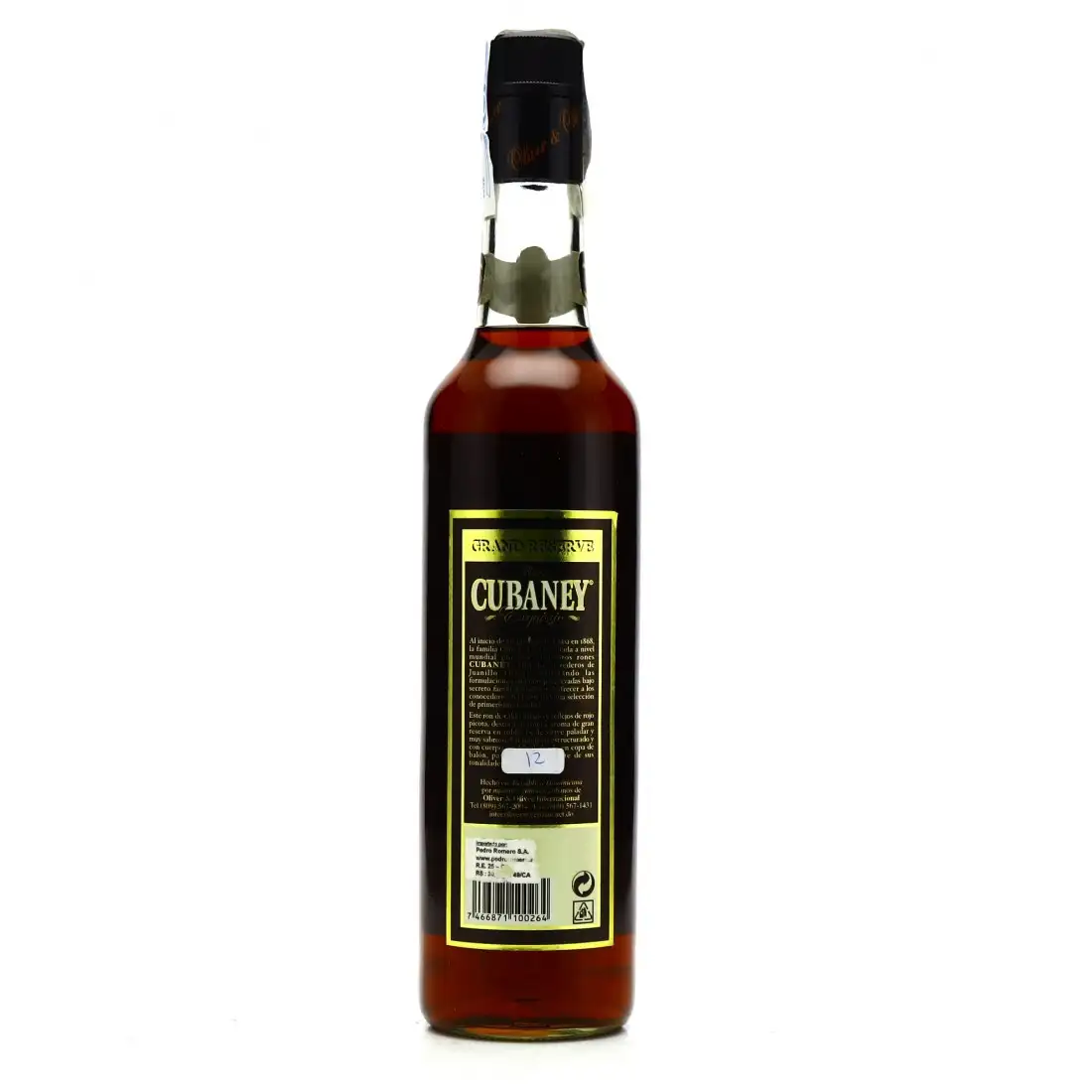 Hochauflösendes Bild von Oliver &amp; Oliver Cubaney Gran Reserve Tesoro 1985