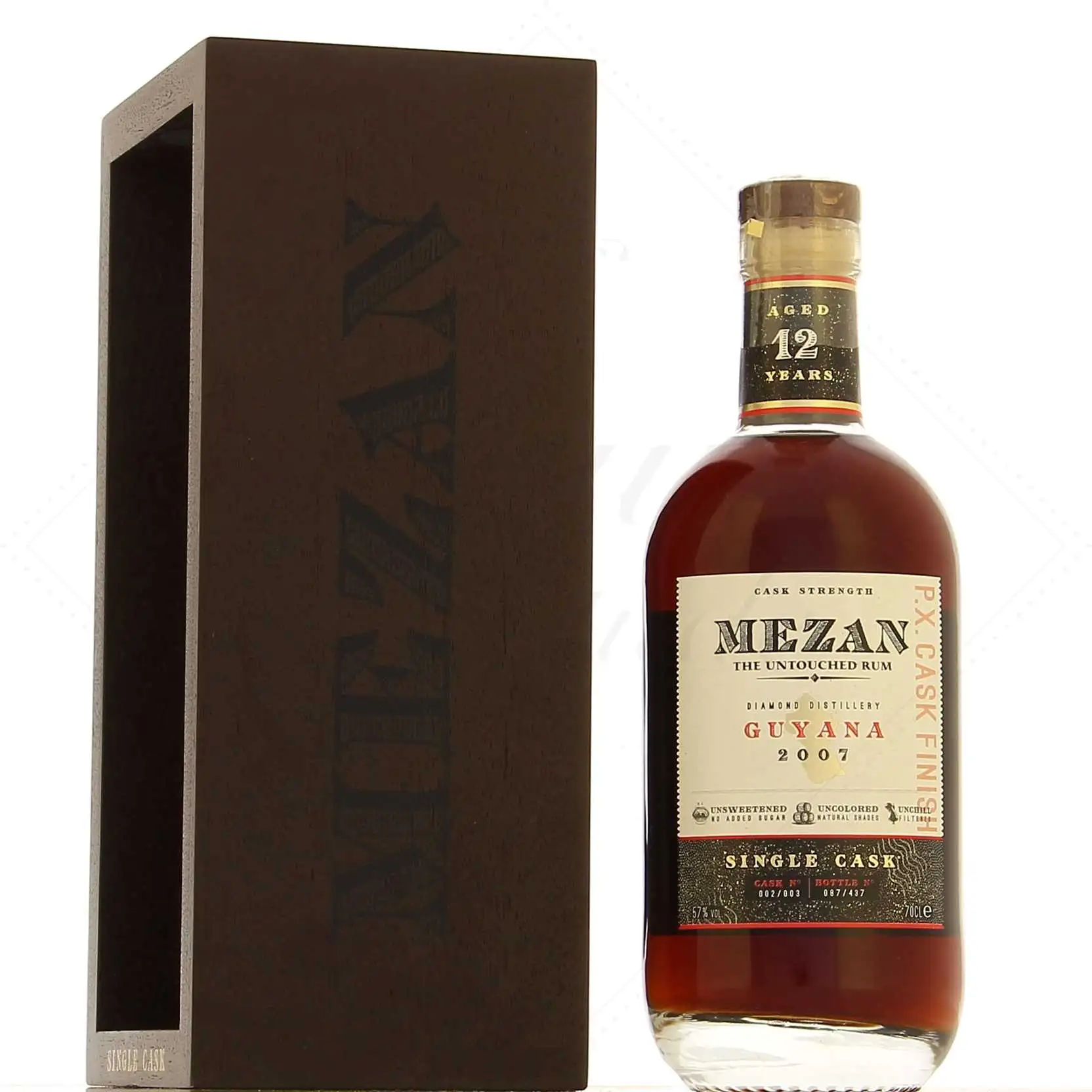 Bottle of Mezan Diamond Guyana 2007