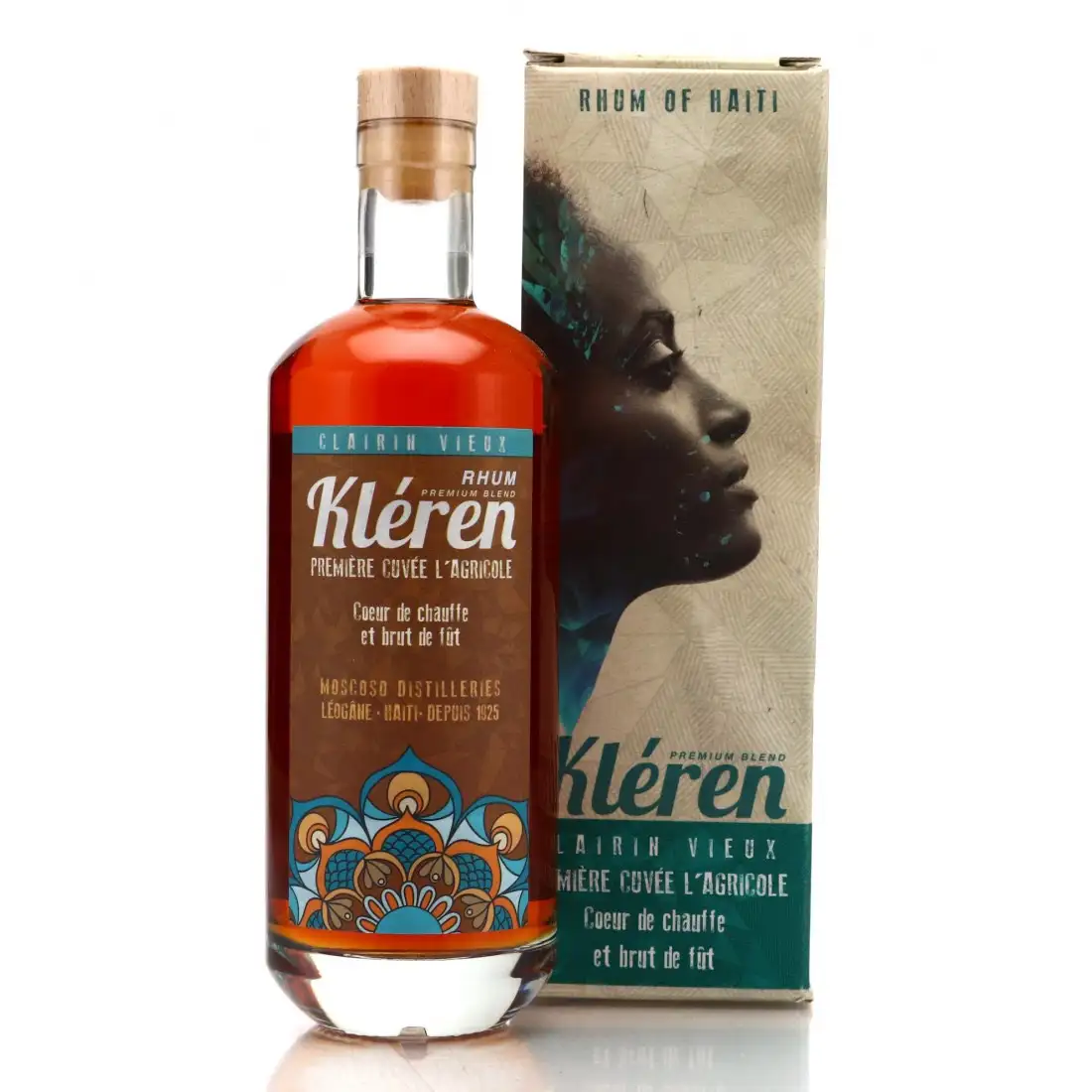 Bottle of Kléren Nasyonal Clairin Vieux