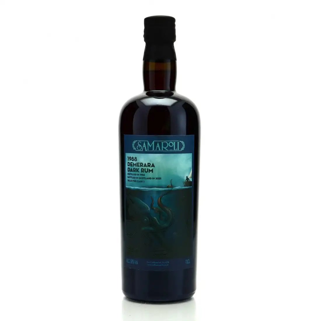 Hochauflösendes Bild von Samaroli Enmore Demerara Dark Rum 1988