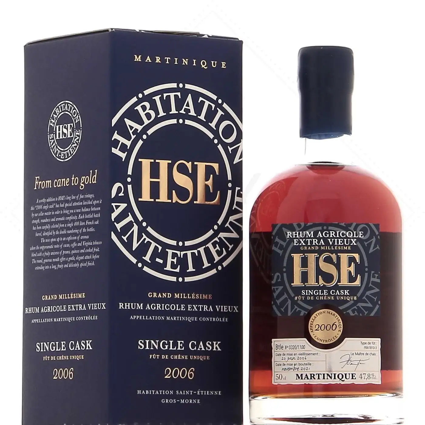 Bottle of HSE Single Cask (MEB 2021) 2006