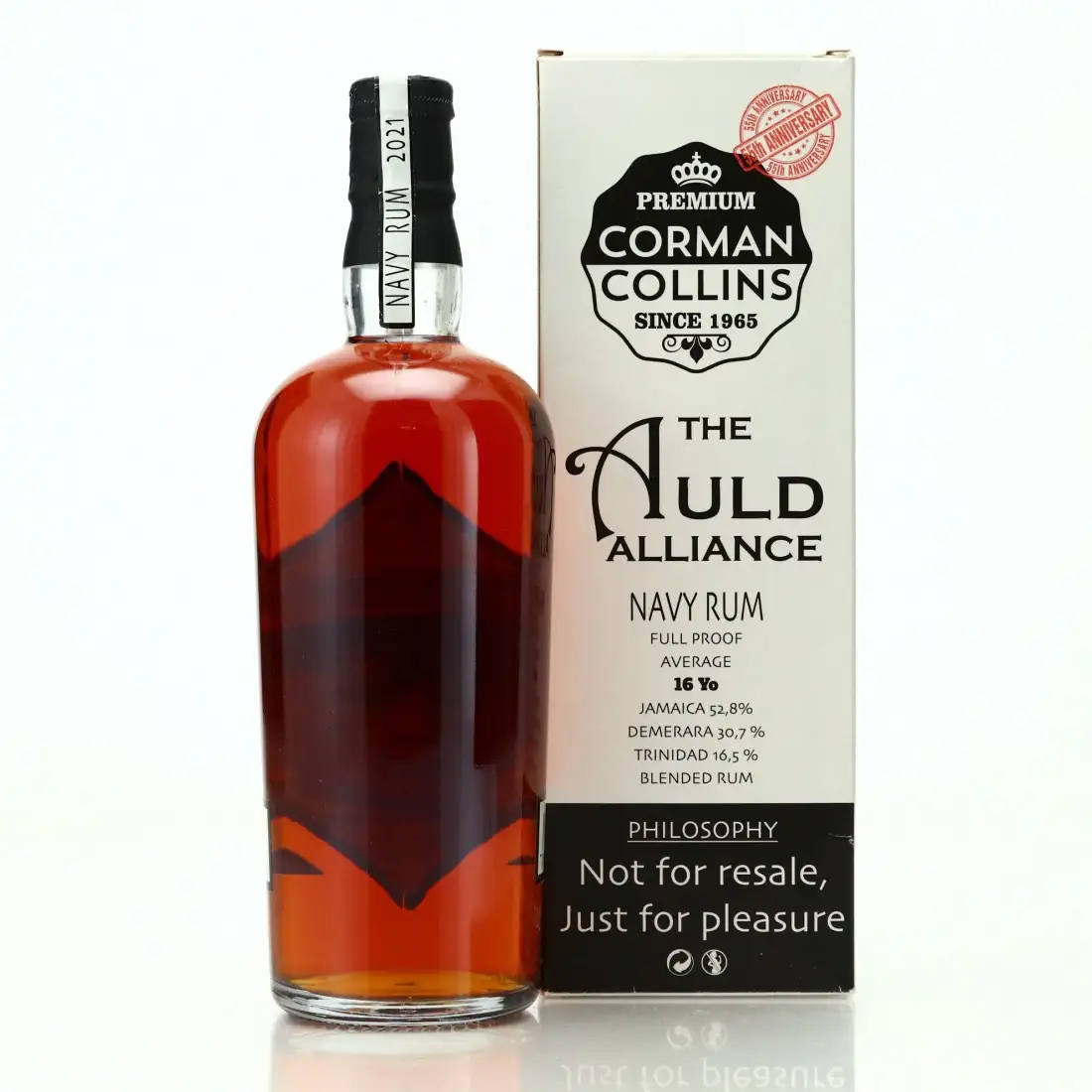 Hochauflösendes Bild von Corman Collins Navy Full Proof Small Batch 2021