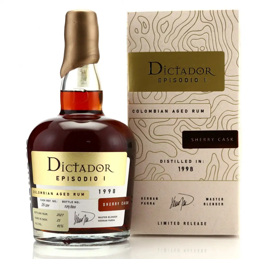 Bottle of Dictador Episodio 1 Sherry Cask 1998