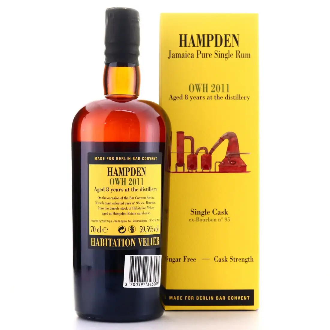 Image haute résolution de Habitation Velier Hampden Single Cask Berlin Bar Convent OWH 2011