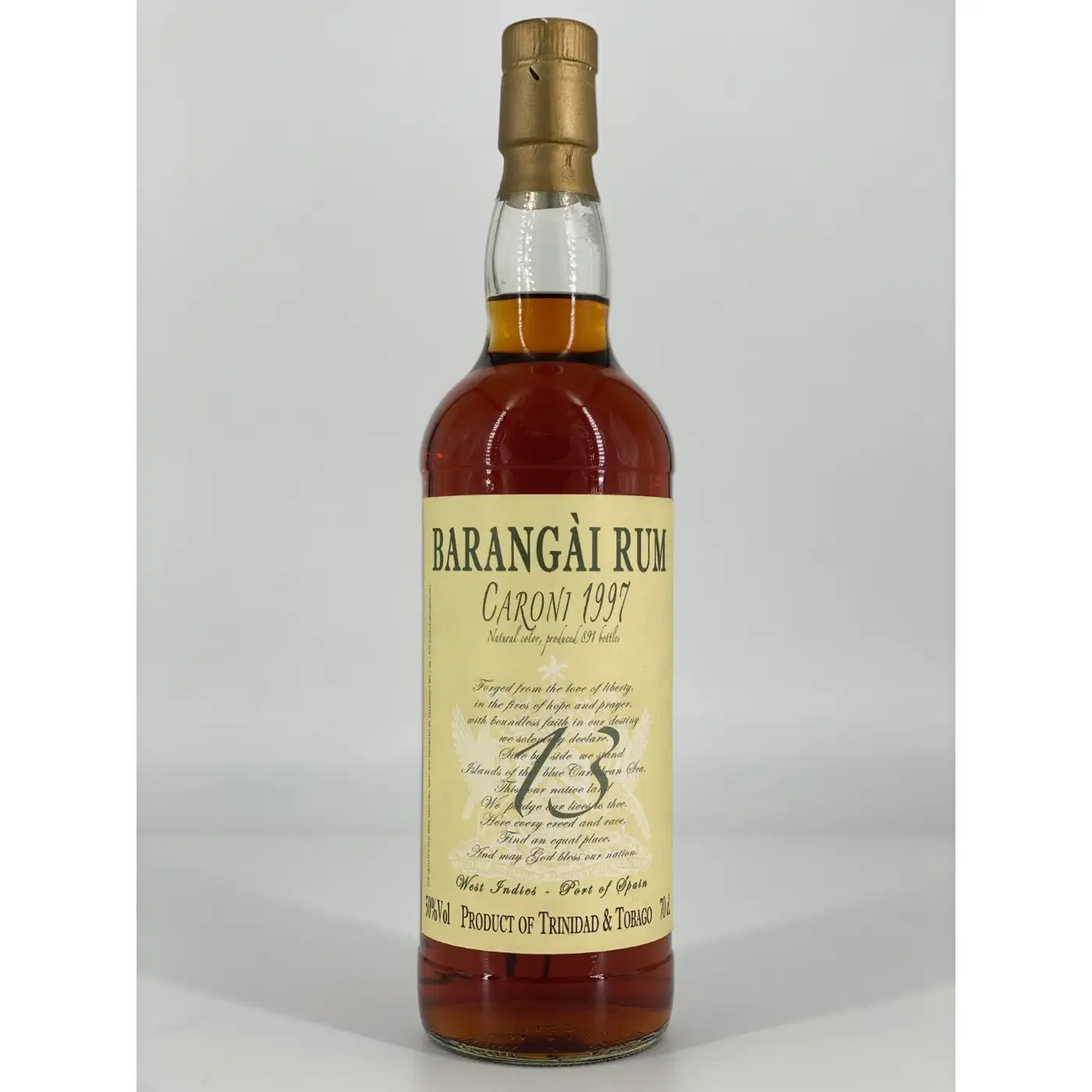 Bottle of Pellegrini Caroni Barangài Providence 1997