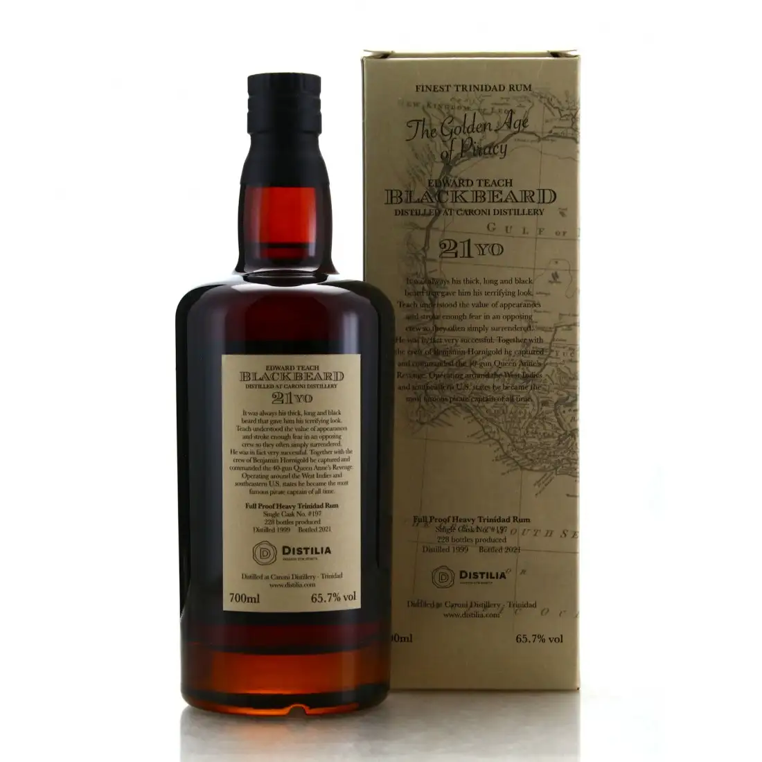 High resolution image of Distilia Caroni The Golden Age of Piracy Edward Teach Blackbeard 1999