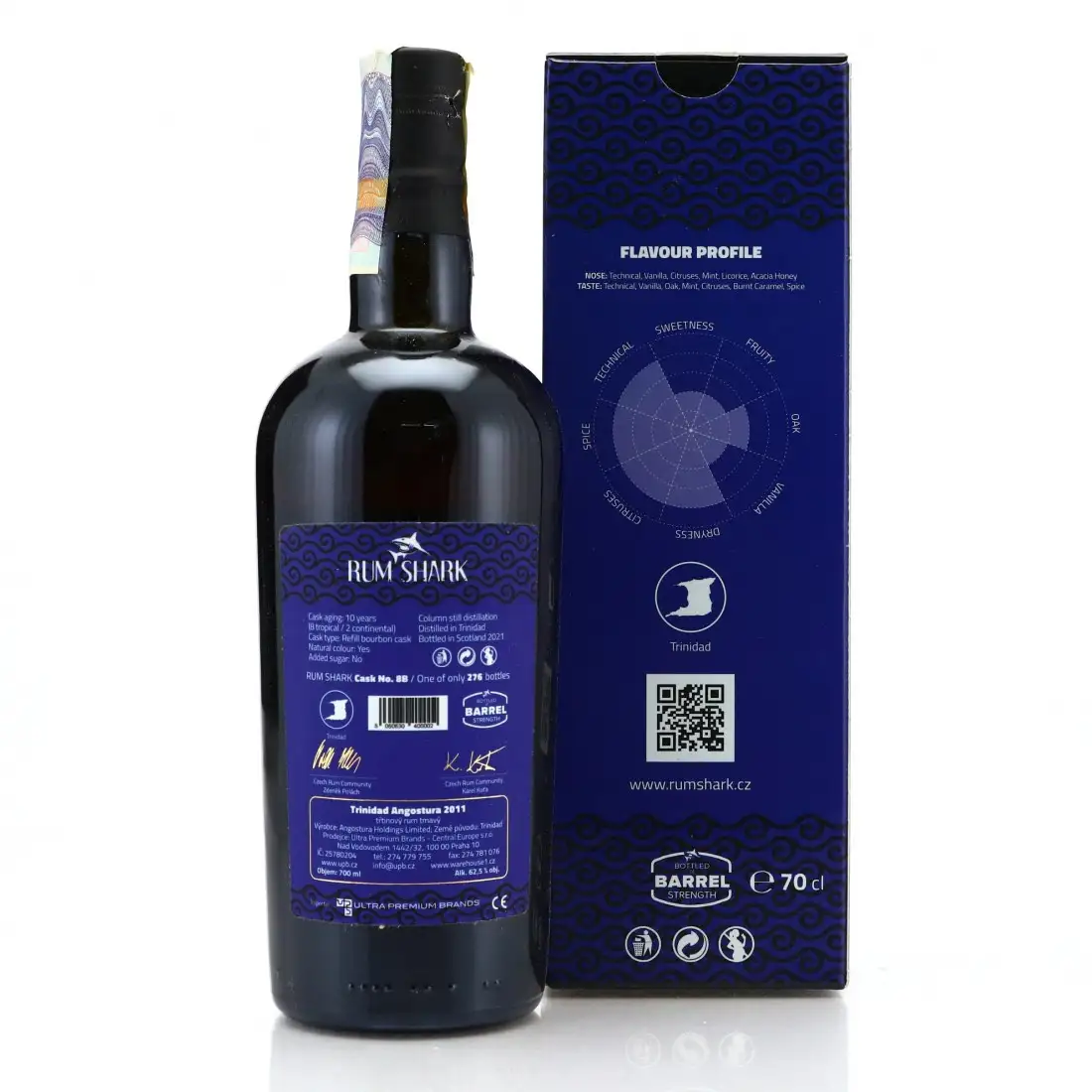 High resolution image of Rum Shark T.D.L Angostura 2011