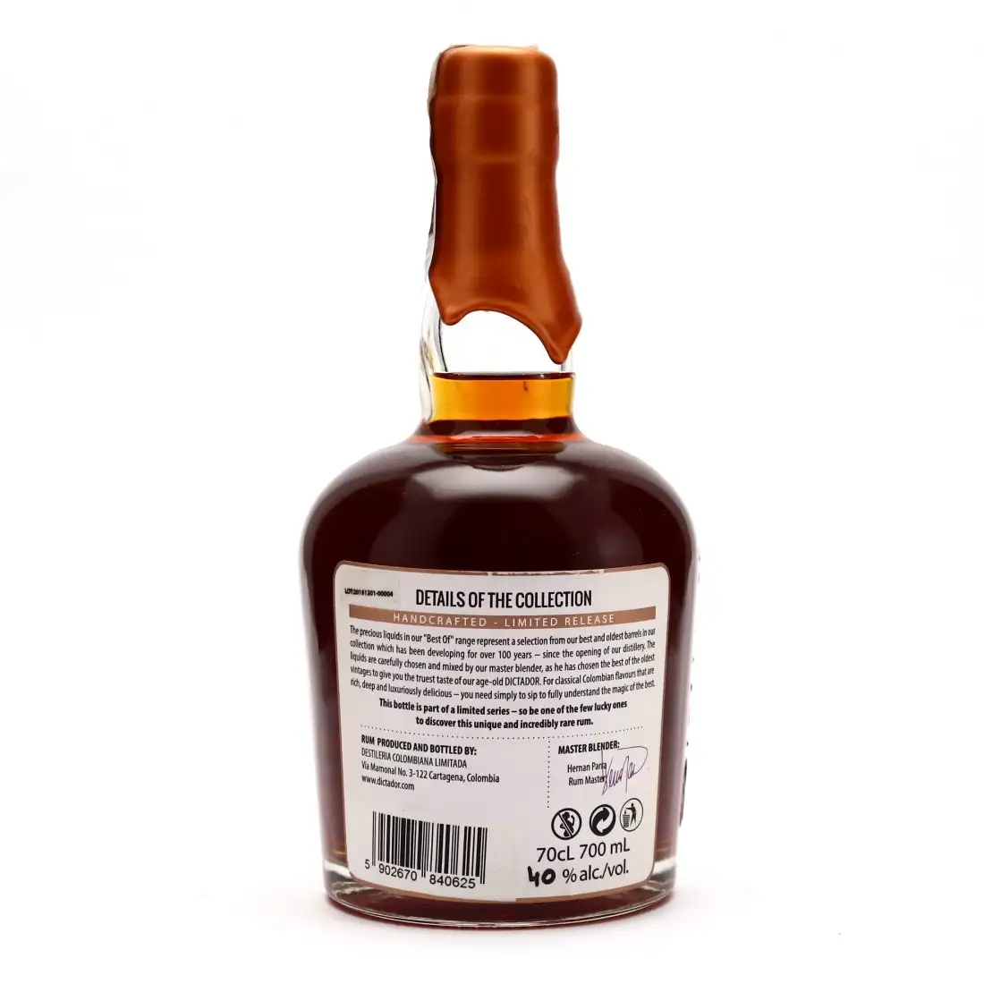 Image haute résolution de Dictador Best of Altisimo 1977