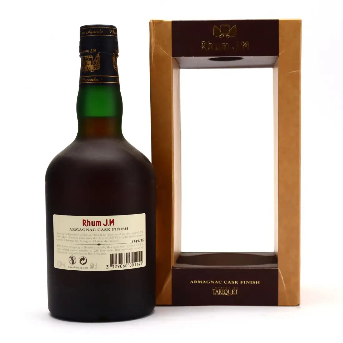 High resolution image of Rhum J.M Série N°1 Armagnac Cask Finish 2005