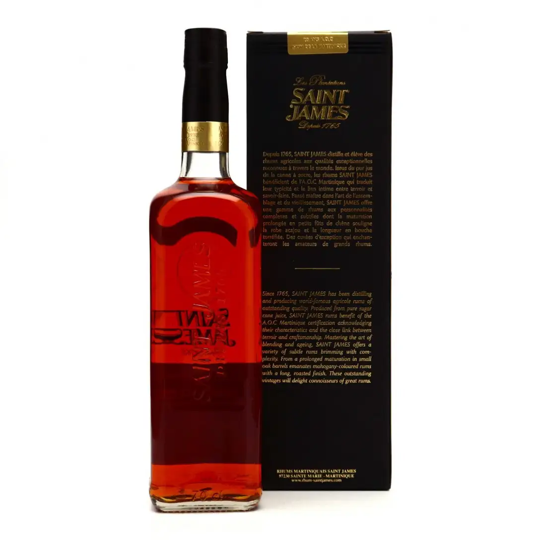 High resolution image of Saint James Single Cask 1997