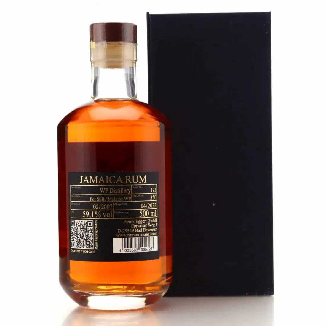 Hochauflösendes Bild von Worthy Park RA Jamaica Rum WP 2007