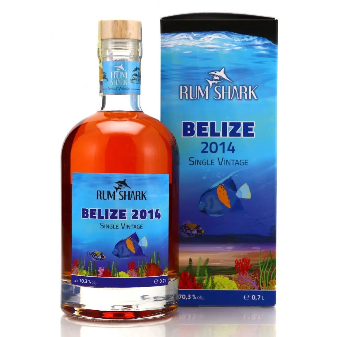 Bottle of Rum Shark Travellers Single Vintage 2014