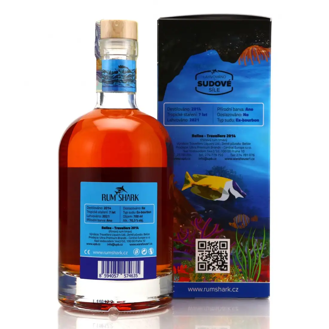 High resolution image of Rum Shark Travellers Single Vintage 2014