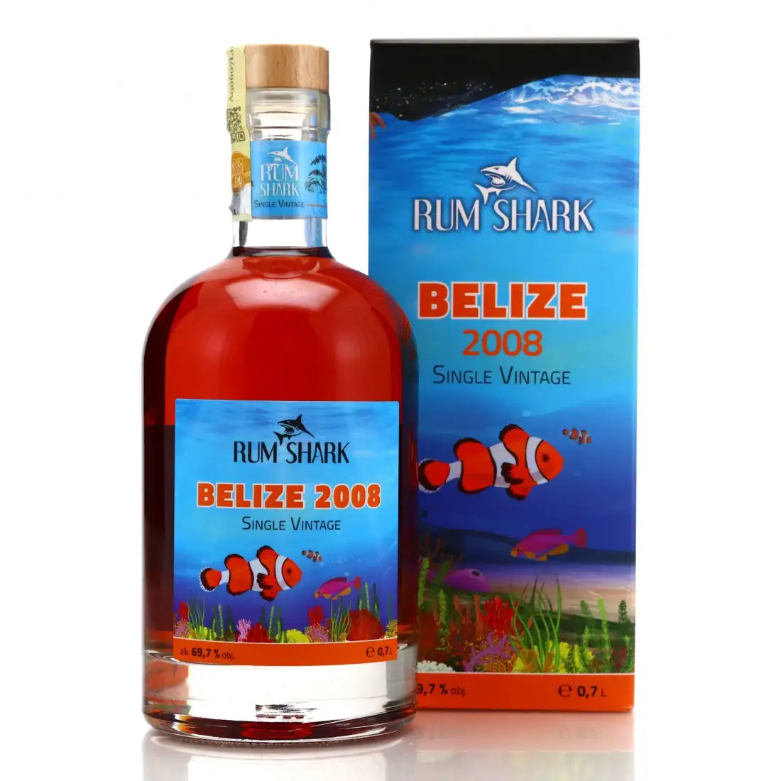 Bottle of Rum Shark Travellers Single Vintage 2008