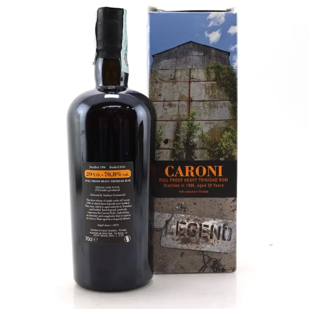 Image haute résolution de Velier Caroni Heavy Trinidad Rum (Stefano Cremaschi) HTR 1996