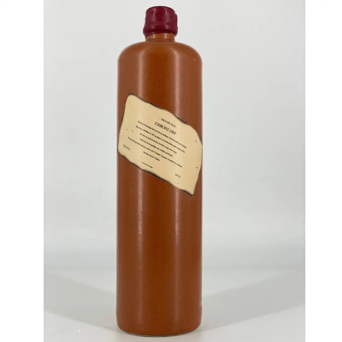 Bottle of Sir John Rum Caroni 1997