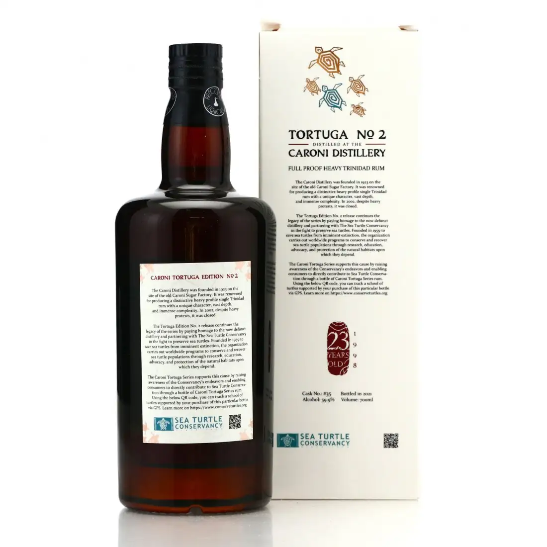 High resolution image of Precious Liquors Caroni Tortuga No. 2 (East Asia Whisky) 1998
