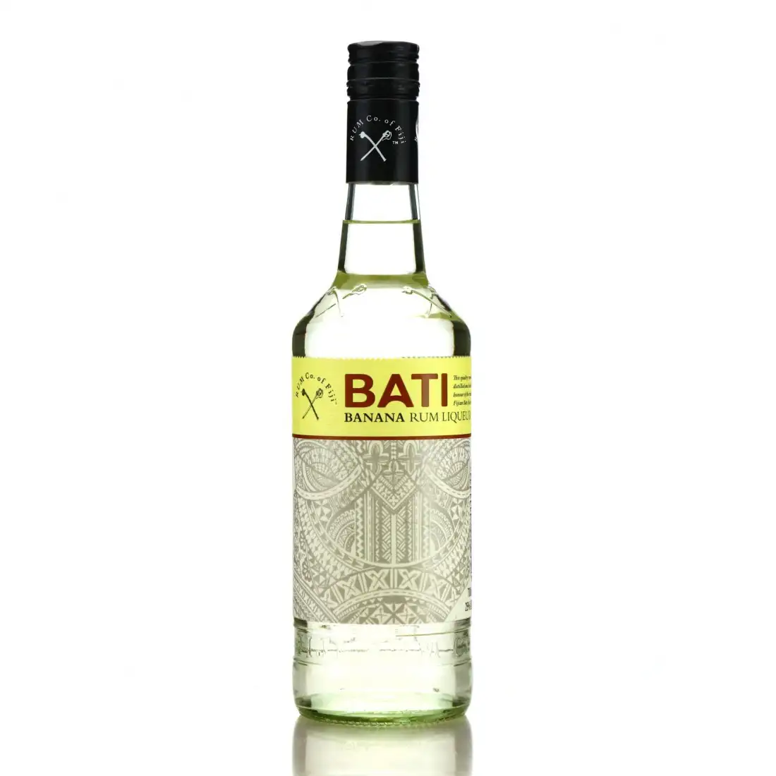 Bottle of Fiji Rum & Co Bati Banana Rum Liqueur