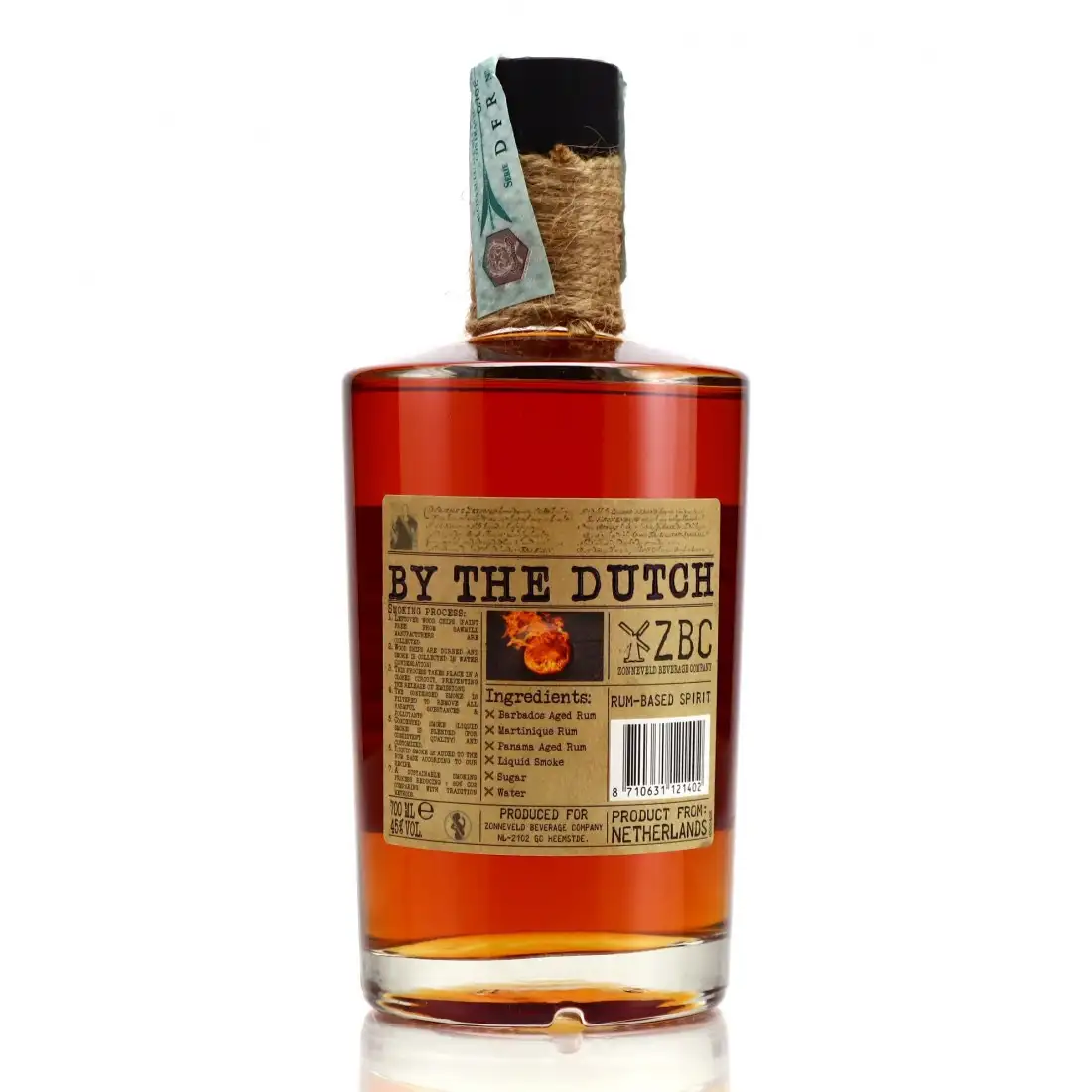 High resolution image of By The Dutch Smoked Toasted &amp; Charred Rum Based Spirit